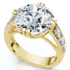 Pompeii3 Certified 5 1/2ct Bauer Diamond Engagement Ring 14k Gold Or Platinum Lab Grown In Gold