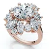 Pompeii3 Certified 6.50ct High Jewelry Diamond Ring 14k Gold Lab Grown In Multi
