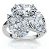 Pompeii3 Certified 6ct Abstract 3-stone Diamond Ring 14k Gold Or Platinum Lab Grown