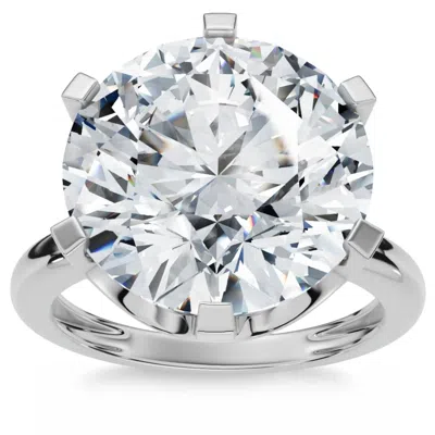 Pompeii3 Certified 6ct Diamond Engagement Ring Solitaire 14k Gold Lab Grown In Metallic