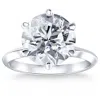 Pompeii3 Certified 6ct Solitaire Diamond Engagement Ring 14k White Gold Lab Grown In Multi