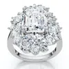 Pompeii3 Certified 7ct High Jewelry Diamond Ring 14k Gold Lab Grown In Multi