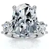 Pompeii3 Certified 8.50ct Oval Diamond Engagement Ring 14k Gold In Multi