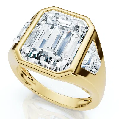 Pompeii3 Certified Men's 7ct Anniversary Pinky Ring 14k Gold Or Platinum Lab Grown