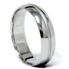 Pompeii3 Channel Wedding Band 14k White Gold Size Selectable In Multi