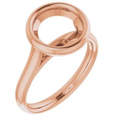 Pompeii3 Charlotte Solitaire Bezel Ring Setting In Metallic