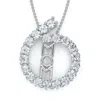 Pompeii3 Diamond Heart Pendant Gold Necklace Lab Grown 18" In Multi