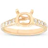 Pompeii3 Diamond Semi Mount Engagement Setting Mounting 14k Ring In Multi