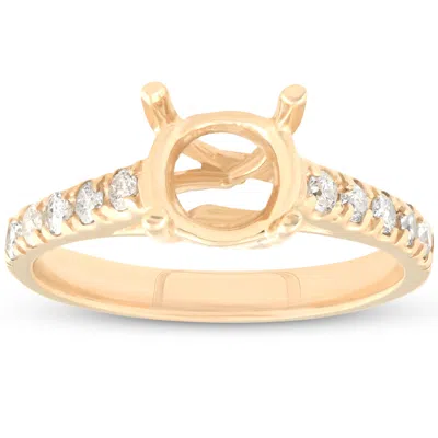 Pompeii3 Diamond Semi Mount Engagement Setting Mounting 14k Ring In Multi