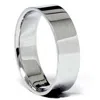 Pompeii3 Flat Wedding Band 18k White Gold Size Selectable In Multi