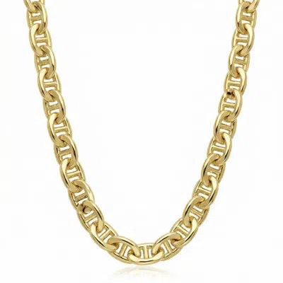 Pompeii3 Fremada 14k Yellow Gold Filled Men's 5.9mm Mariner Link Chain Necklace