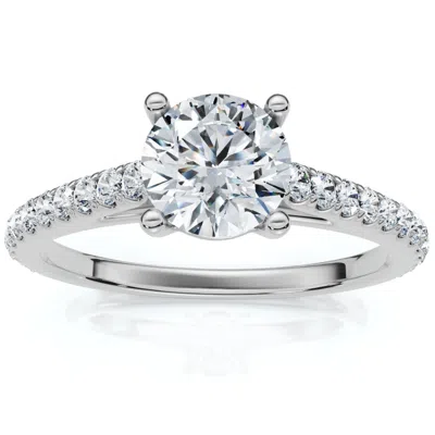 Pompeii3 G/vs 1.30ct Diamond Engagement Ring 14k Gold Lab Grown In Multi