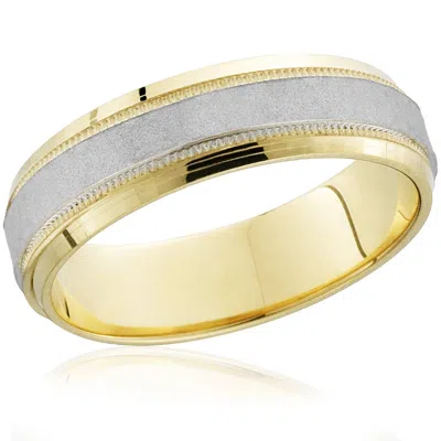 Pompeii3 Hammered Wedding Band 14k Gold In Silver
