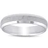Pompeii3 Hammered Wedding Band Argentium Sterling Silver Size Selectable In Multi