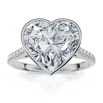 Pompeii3 Heart Shape Diamond Engagement Ring