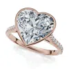 Pompeii3 Heart Shape Diamond Engagement Ring In Multi