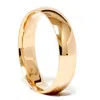 Pompeii3 High Polished Classic Wedding Band 14k Yellow Gold Size Selectable In Multi