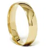 Pompeii3 High Polished Wedding Band 18k Yellow Gold Size Selectable In Multi
