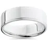 Pompeii3 Inlay Polished Band 950 Platinum Size Selectable In Multi
