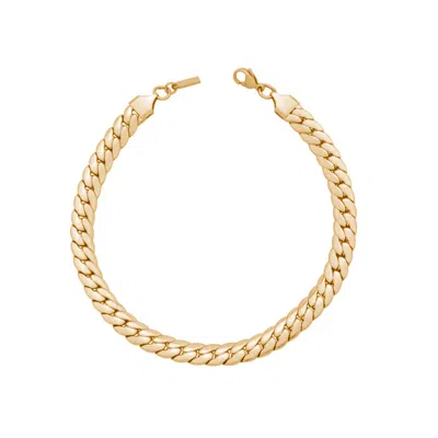 Pompeii3 Jean 8mm Anklet 18k Gold Plated 10" Length In Multi