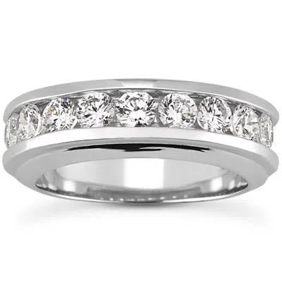 Pompeii3 Men's 1 3/4 Ct T. W. Diamond Ring 10k White Gold In Multi
