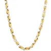 Pompeii3 Men's 14k Gold (110gram) Or Platinum (206gram) 8mm Link Chain Necklace 24" In Silver