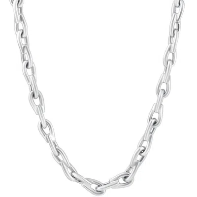 Pompeii3 Men's 14k Gold (137gram) Or Platinum (257gram) 7.5mm Link Chain Necklace 24" In Red