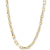 Pompeii3 Men's 14k Gold (140gram) Or Platinum (263gram) 8mm Link Chain Necklace 22" In Silver