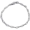 Pompeii3 Men's 14k Gold (17gram) Or Platinum (29gram) 4.5mm Link Bracelet 9" In Multi