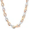 Pompeii3 Men's 14k Gold (183gram) Or Platinum (344gram) 8mm Link Chain Necklace 23" In Multi