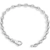 Pompeii3 Men's 14k Gold (18gram) Or Platinum (33gram) 5.5mm Link Bracelet 8.5" In Multi