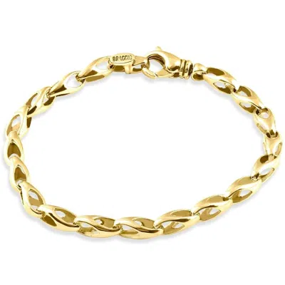 Pompeii3 Men's 14k Gold (19gram) Or Platinum (31gram) 5.5mm Link Bracelet 8.25"