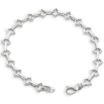 Pompeii3 Men's 14k Gold (25gram) Or Platinum (40gram) Link Bracelet 8.75" In Silver