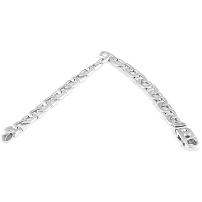 Pompeii3 Men's 14k Gold (26gram) Or Platinum (42gram) 7.5mm Link Bracelet 8.5" In Multi