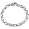 Pompeii3 Men's 14k Gold (31gram) Or Platinum (51gram) 6.5mm Link Bracelet 8.5" In Silver