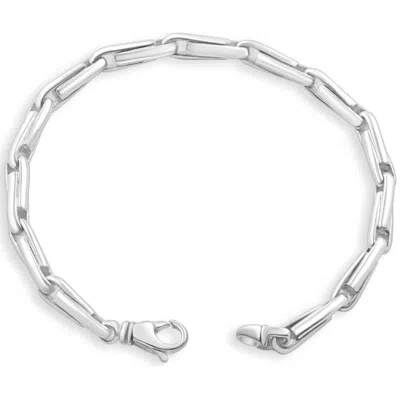Pompeii3 Men's 14k Gold (34gram) Or Platinum (63gram) 5.5mm Link Bracelet 8.5" In Pattern