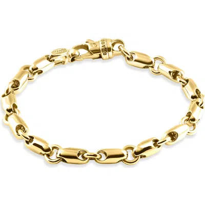 Pompeii3 Men's 14k Gold (42gram) Or Platinum (68gram) 7mm Link Bracelet 8.5"