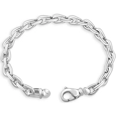 Pompeii3 Men's 14k Gold (47gram) Or Platinum (87gram) 7.5mm Link Bracelet 8.5" In Multi