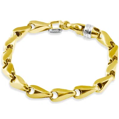 Pompeii3 Men's 14k Gold (50gram) Or Platinum (80gram) 8mm Link Bracelet 8.5"