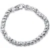 Pompeii3 Men's 14k Gold (50gram) Or Platinum (94gram) 8mm Link Bracelet 8.5" In Multi