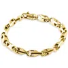 Pompeii3 Men's 14k Gold (53gram) Or Platinum (86gram) 7.5mm Link Bracelet 8.5" In Gold