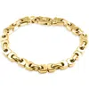 Pompeii3 Men's 14k Gold (54gram) Or Platinum (87gram) 7mm Link Bracelet 8.5" In Multi