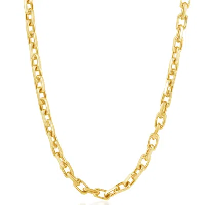 Pompeii3 Men's 14k Gold (57gram) Or Platinum (107gram) 5.5mm Link Chain Necklace 24" In Multi