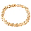 Pompeii3 Men's 14k Gold (57gram) Or Platinum (93gram) 8mm Link Bracelet 9" In Silver