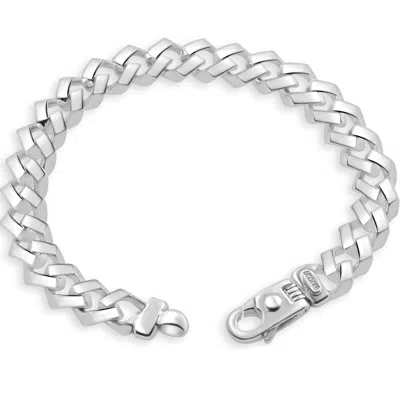 Pompeii3 Men's 14k Gold (58gram) Or Platinum (109gram) 11mm Link Bracelet 9" In Multi