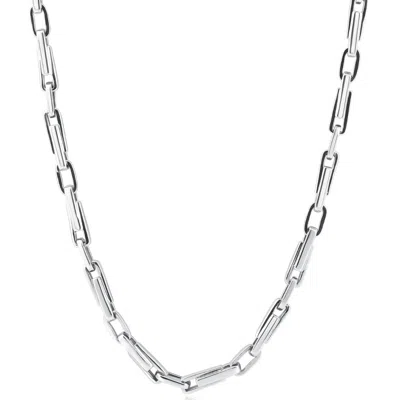 Pompeii3 Men's 14k Gold (59gram) Or Platinum (110gram) 4.5mm Link Chain Necklace 22" In Multi
