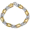 Pompeii3 Men's 14k Gold (63gram) Or Platinum (118gram) 9.5mm Diamond Bracelet 8.5" In Multi