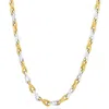 Pompeii3 Men's 14k Gold (65gram) Or Platinum (122gram) 6mm Link Chain Necklace 20" In Silver