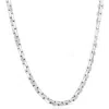 Pompeii3 Men's 14k Gold (66gram) Or Platinum (124gram) 6mm Link Chain Necklace 22" In Multi