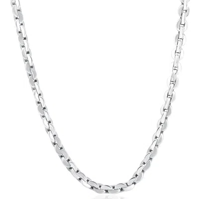 Pompeii3 Men's 14k Gold (66gram) Or Platinum (124gram) 6mm Link Chain Necklace 22" In Multi